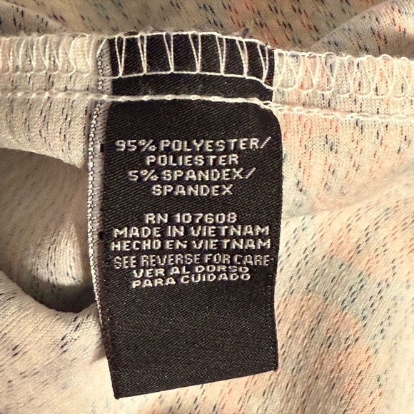 Karin Steven’s Shift Women's Pink White Blue Sleeveless Summer Dress Size 12 - Picture 9 of 16